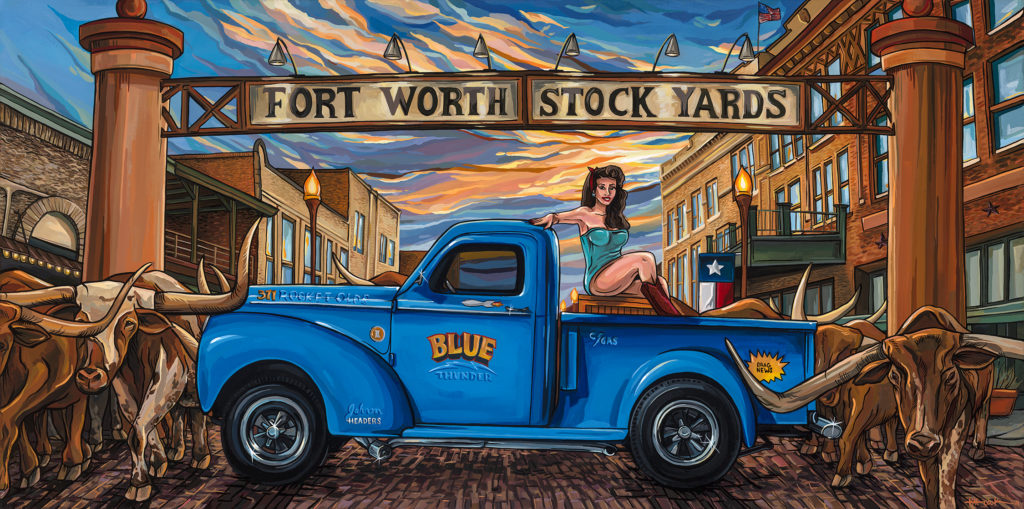 Fort Worth Stockyards by Kate Cook