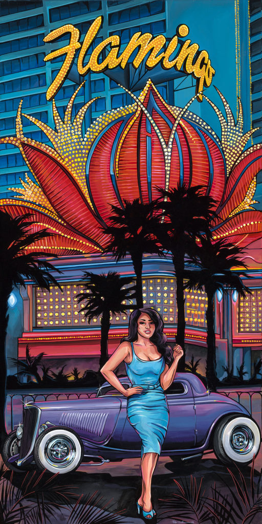 Las Vegas Painting by Kate Cook