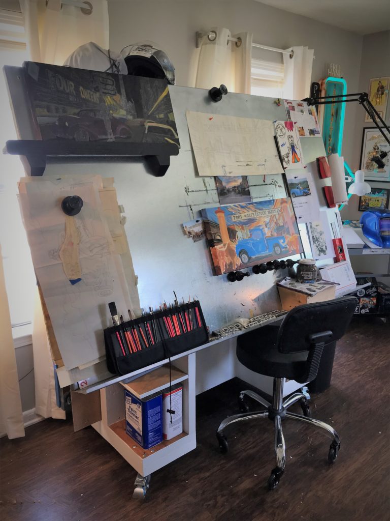 The Studio Art Desk 