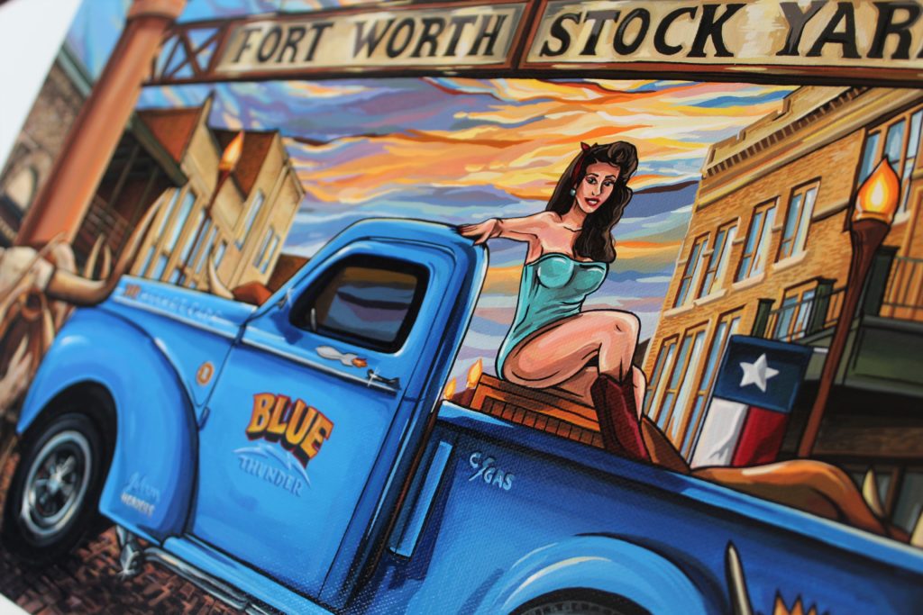 Fort Worth Stockyards by Kate Cook 