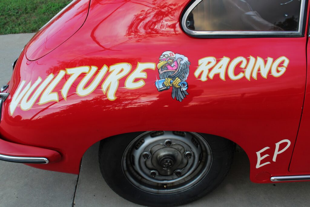 Porsche 356 Race Livery | Custom Art Feature by Kate Cook