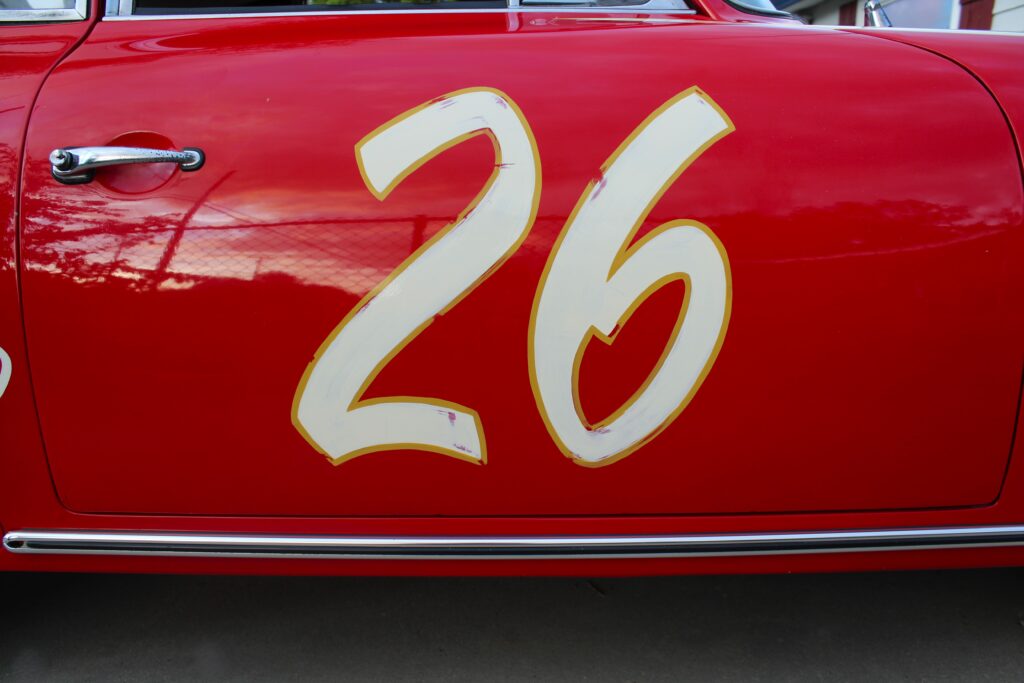 Porsche 356 Race Livery | Custom Art Feature by Kate Cook