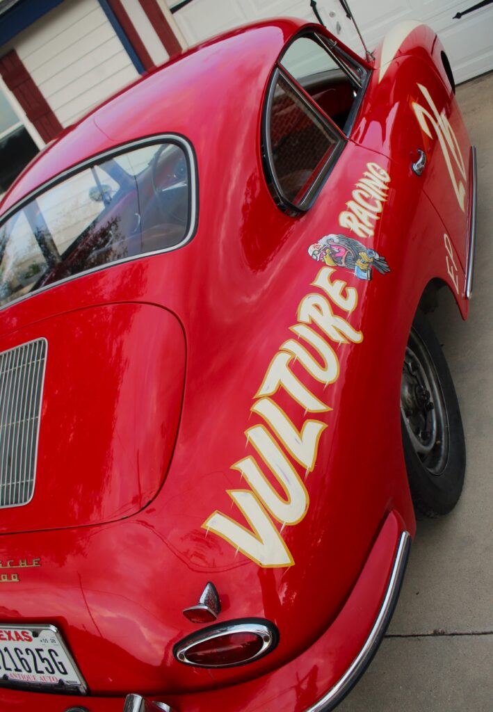 Porsche 356 Race Livery | Custom Art Feature by Kate Cook