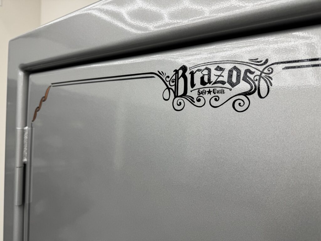 Brazos Safe logo Hand Painted 