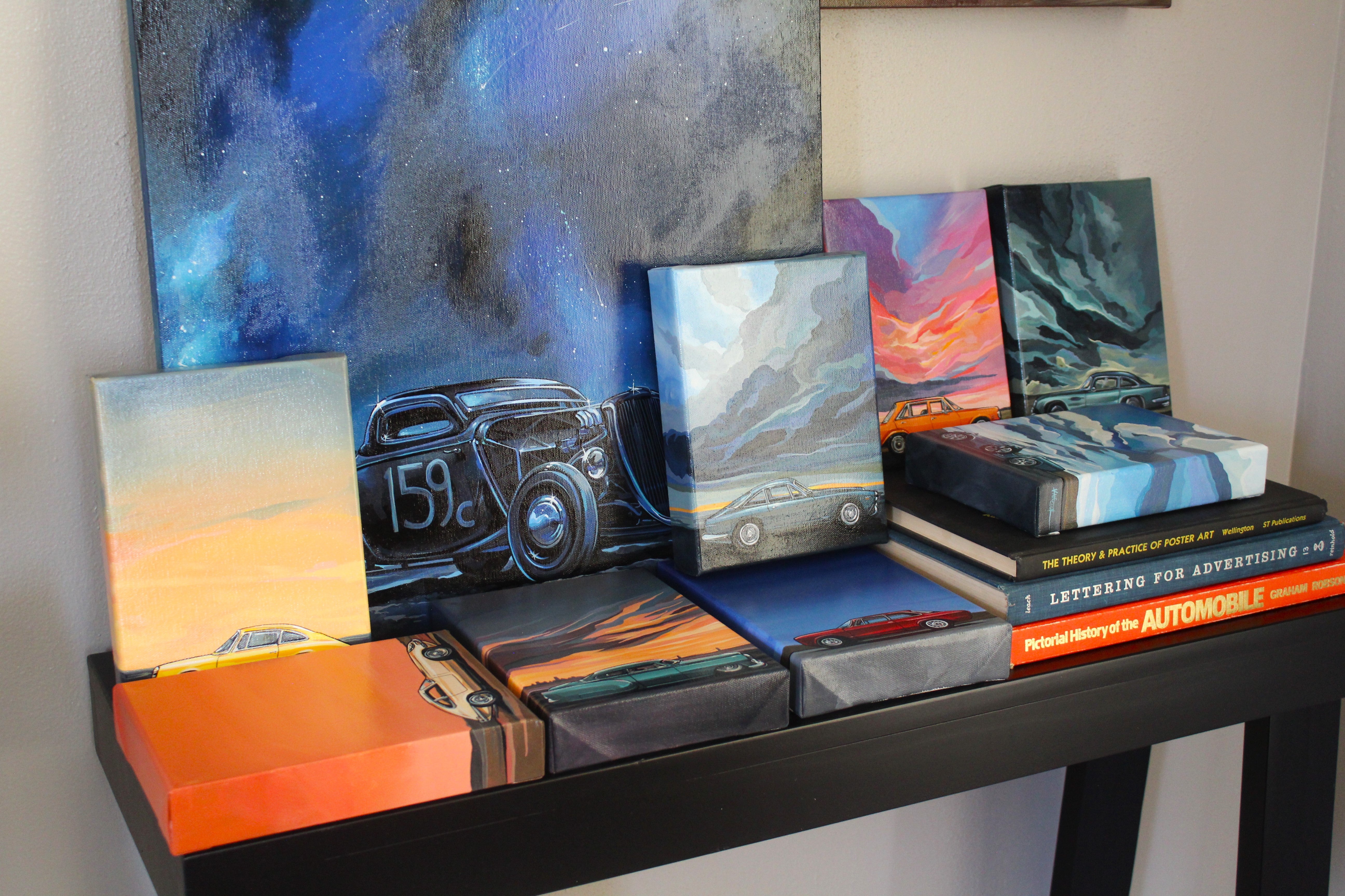 Idle Sunset – Asphalt Canvas Custom Art