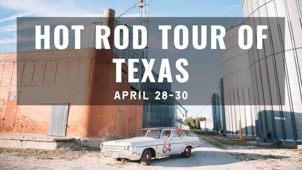 The Hot Rod Tour of Texas Asphalt Canvas Custom Art